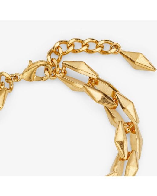 Jimmy Choo Metallic Diamond Chain Bracelet