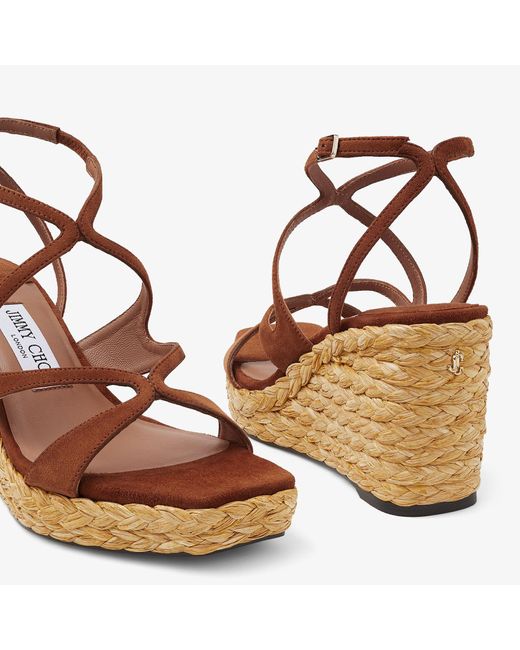 Jimmy Choo Brown Ayla 85