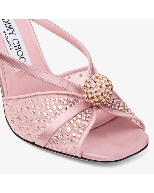 Jimmy Choo Pink Sarai Sandal 95