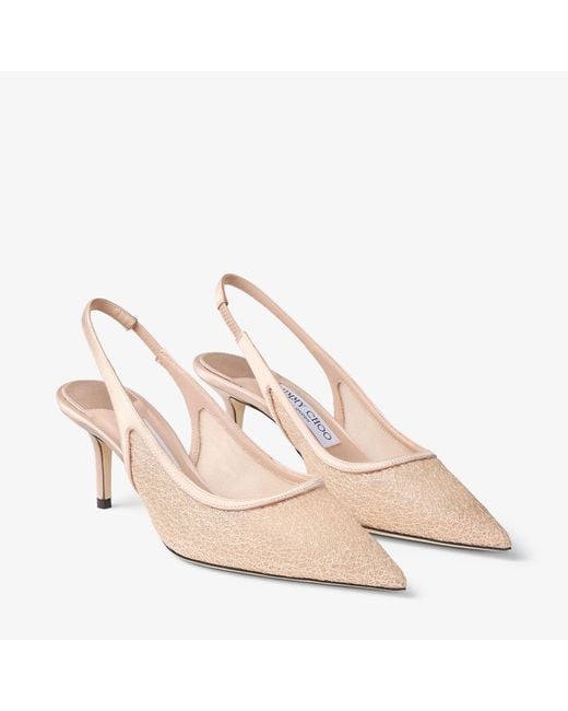 Jimmy Choo Pink Love Sling Back 65