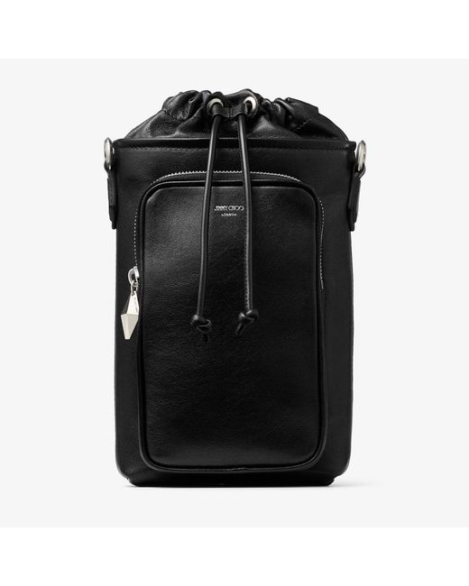 Jimmy Choo Black Vertical Crossbody Bag-M for men