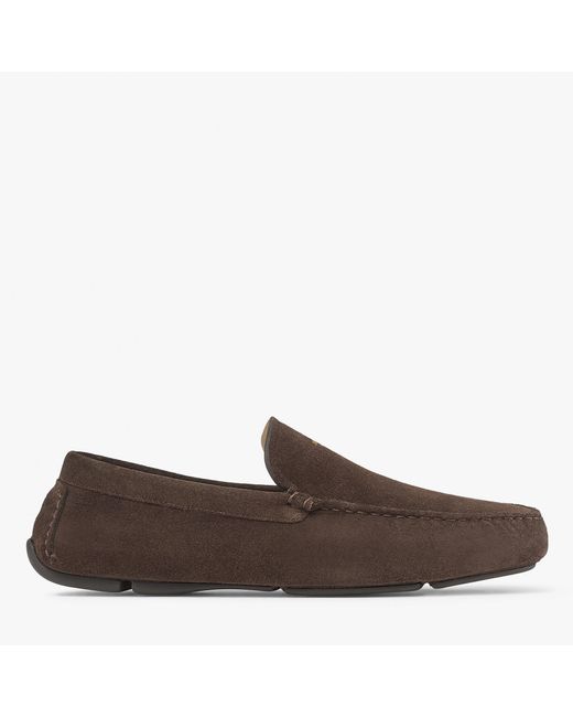 Jimmy Choo Brown Stanly Driver for men