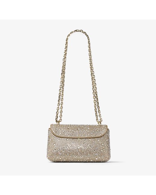Jimmy Choo Gray Curve Crossbody Small