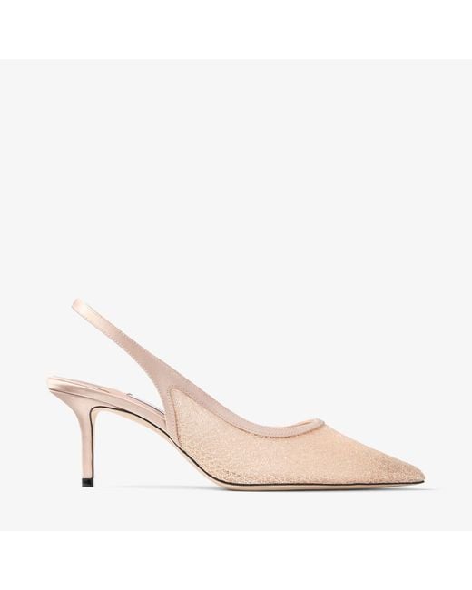 Jimmy Choo Pink Love Sling Back 65