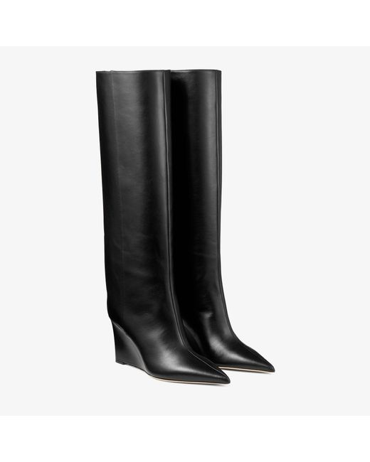 Jimmy Choo Black Blake Knee Boot 85