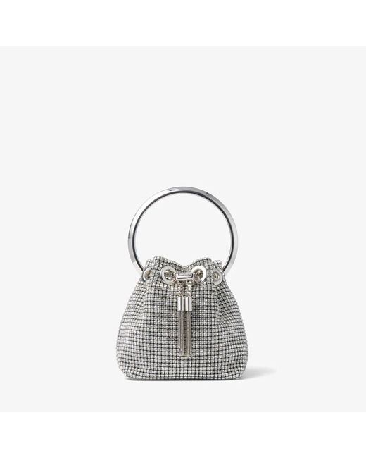 Jimmy Choo Gray Micro Bon Bon