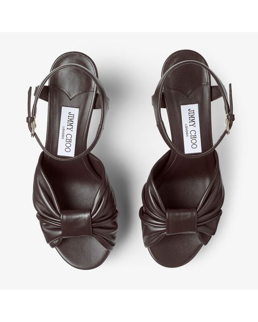 Jimmy Choo Brown Heloise 80