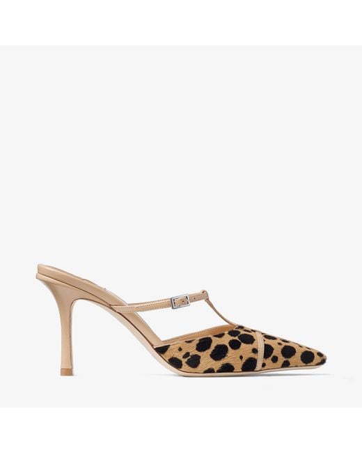 Jimmy Choo Brown Gloria Mule 85