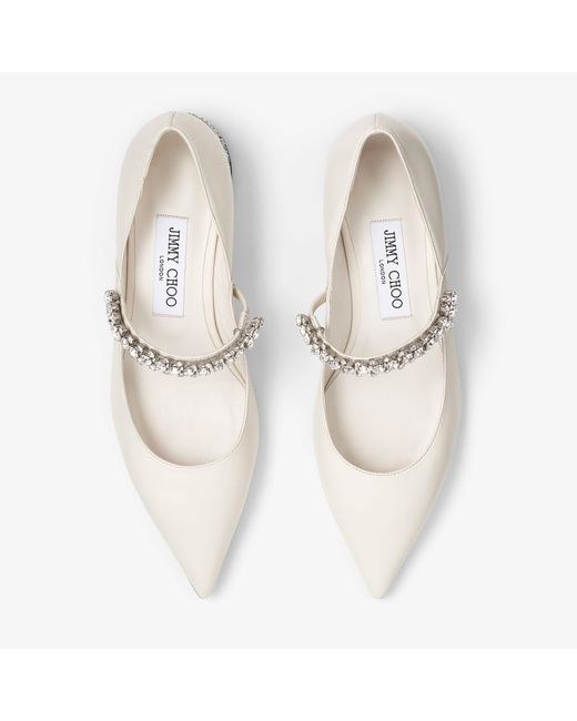 Bing Pump Flat Jimmy Choo en coloris White