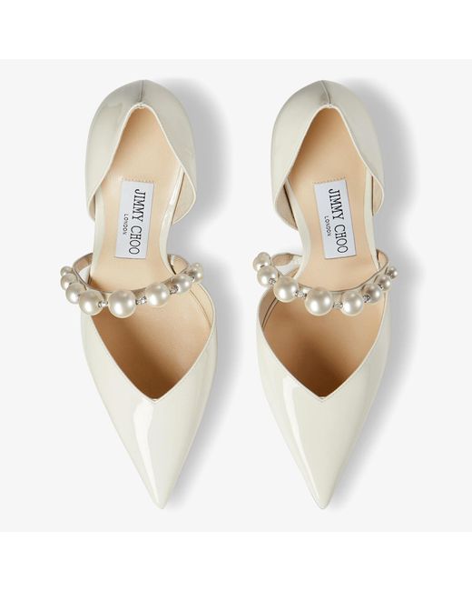 Jimmy Choo White Aurelie 85