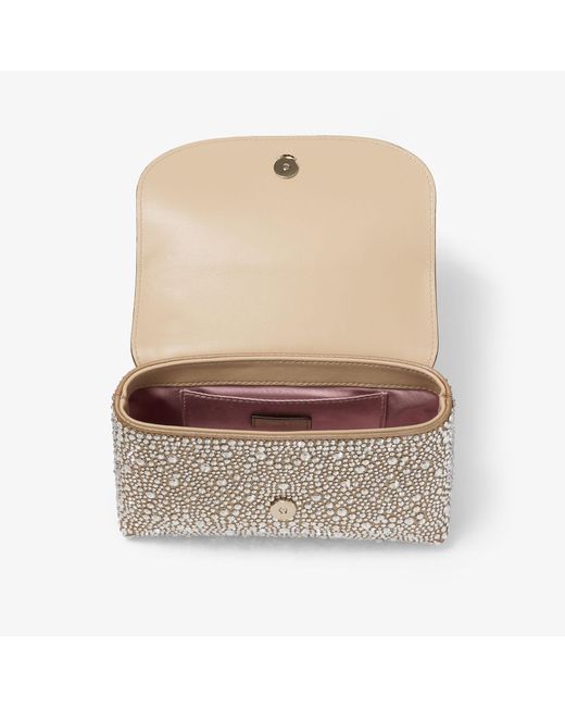 Jimmy Choo Gray Curve Crossbody Small