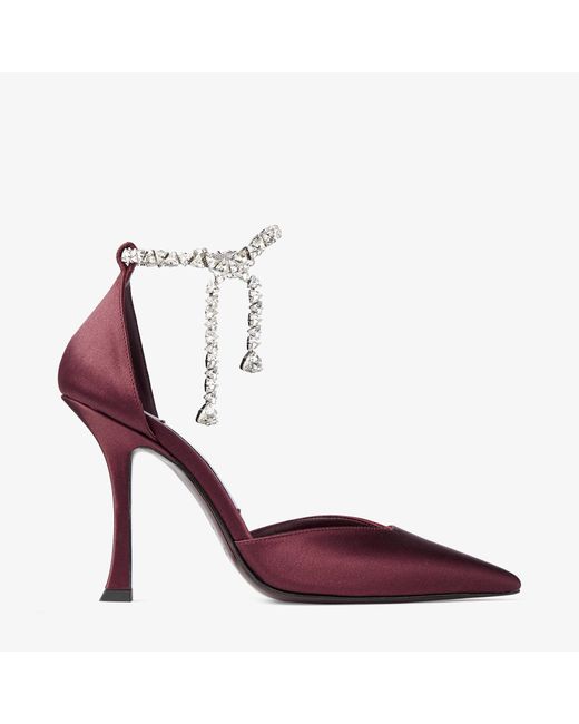 Jimmy Choo Purple Stevie 100