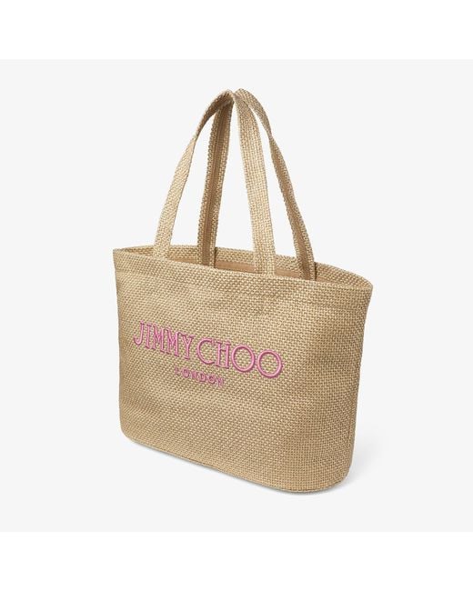Jimmy Choo Natural Beach Tote E/W