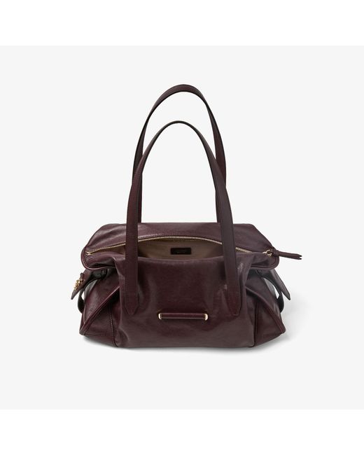 Jimmy Choo Brown Bar Holdall Medium