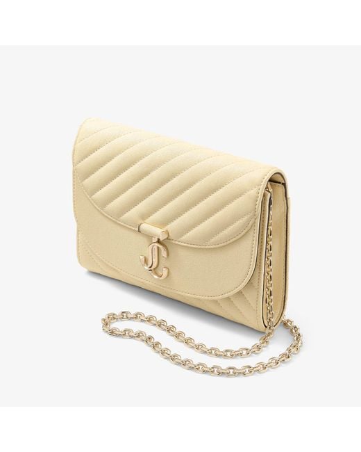 Jimmy Choo Metallic Curve Clutch
