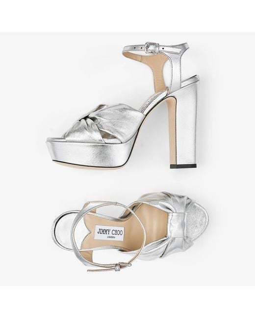 Jimmy Choo Metallic Heloise 120
