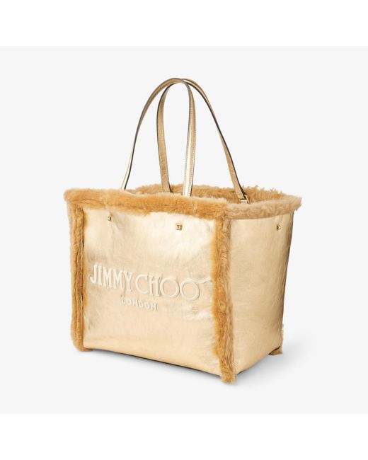 Jimmy Choo Natural Avenue Tote Bag