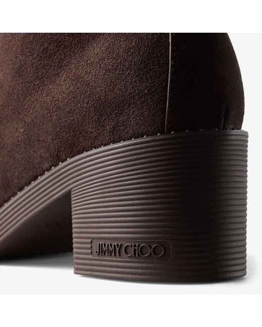 Jimmy Choo Brown Hali Ankle Boot 60
