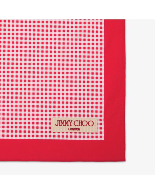 Jimmy Choo Red Sula Bandana