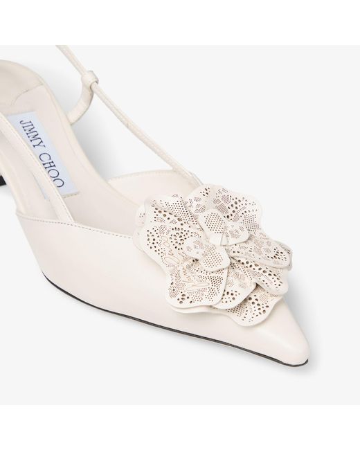 Jimmy Choo Natural Mimmi Sling Back 50