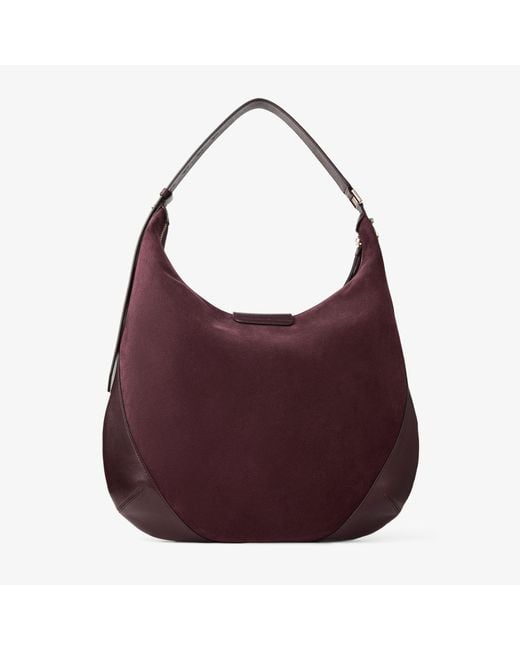 Jimmy Choo Purple Bar Hobo M