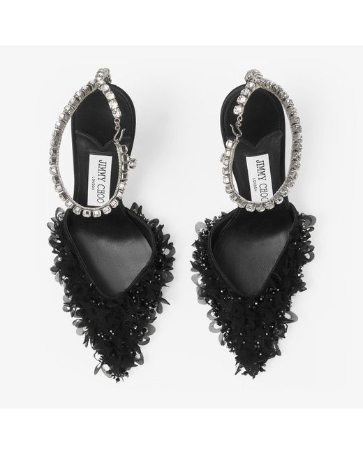 Jimmy Choo Black Saeda 100