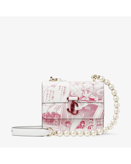 新品未使用！送料込み★Jimmy Choo★Varenne Quad XS Jimmy Choo Avenue Quad XS White/Gold | eBay
