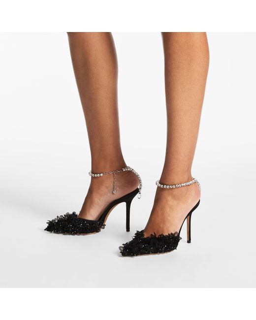 Jimmy Choo Black Saeda 100