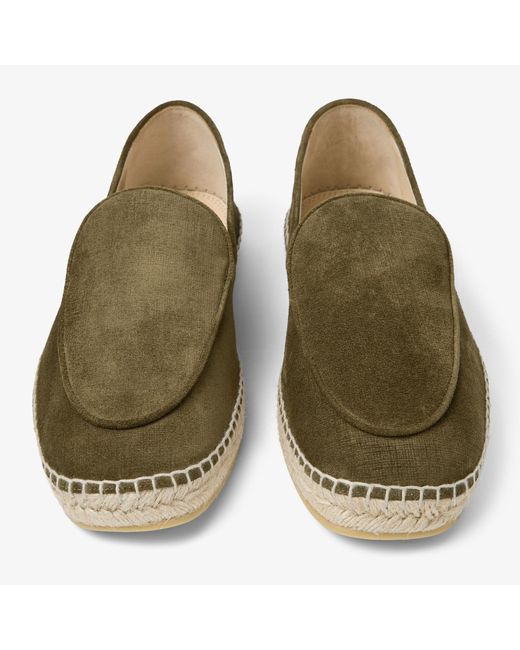Jimmy Choo Green Shenton Espadrille for men