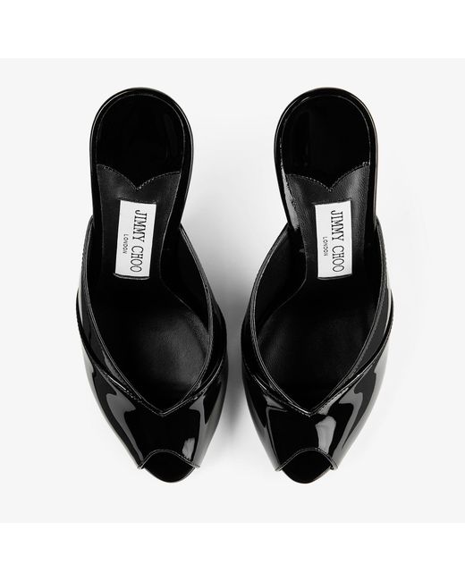 Jimmy Choo Black Brigitte Mule 100