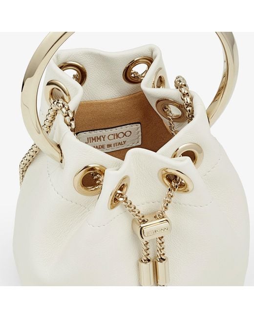 Jimmy Choo Metallic Micro Bon Bon