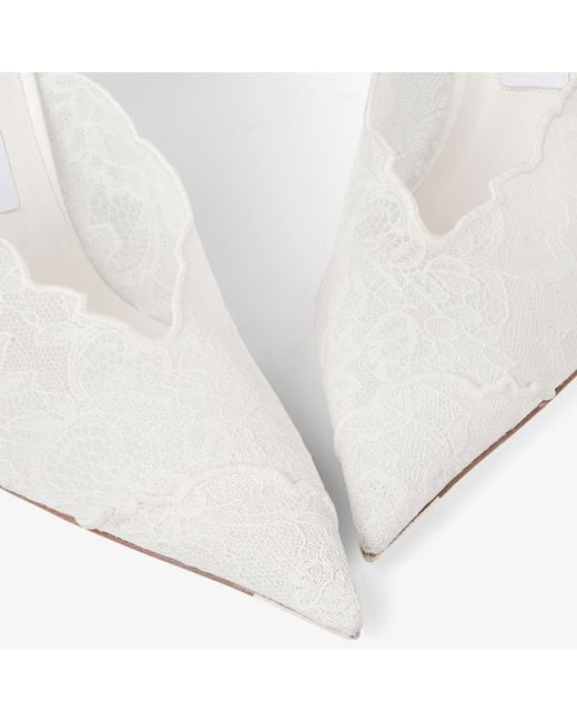 Jimmy Choo White Faiz 100