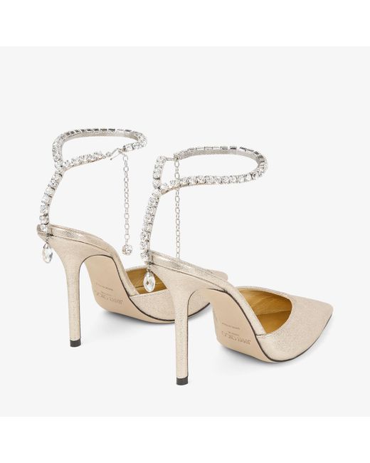 Jimmy Choo Metallic Saeda 100