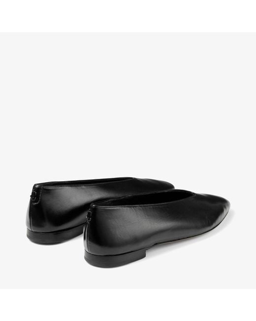 Jimmy Choo Black Margot Flat