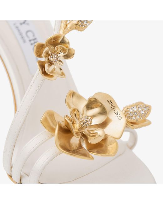 Jimmy Choo Metallic Zea 95