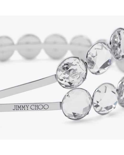 Jimmy Choo Metallic Double Row Headband