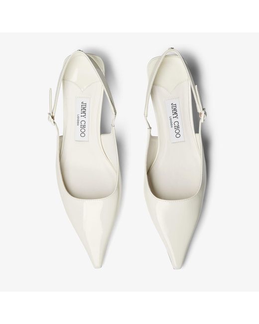 Jimmy Choo White Amel 50