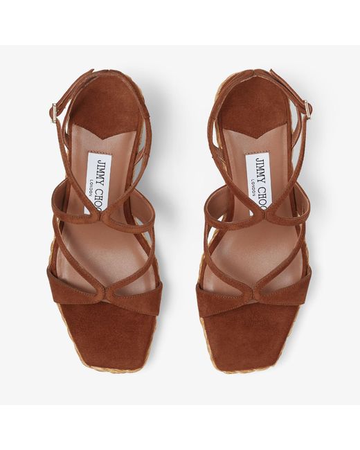 Jimmy Choo Brown Ayla 85