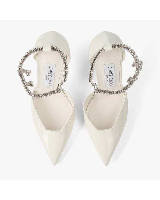 Jimmy Choo White Stevie 100