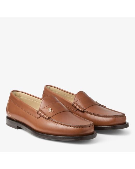 Jimmy Choo Brown Ethan Loafer for men
