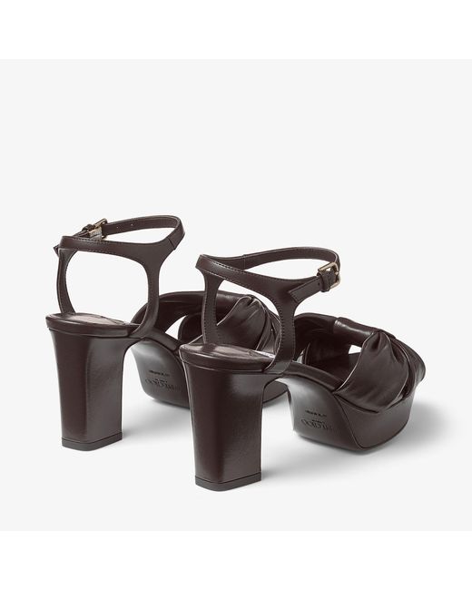 Jimmy Choo Brown Heloise 80