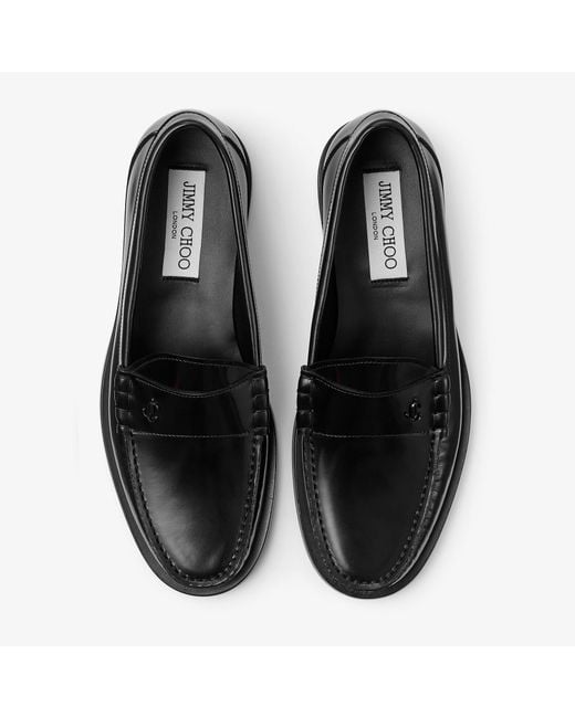 Jimmy Choo Black Ethan Loafer for men