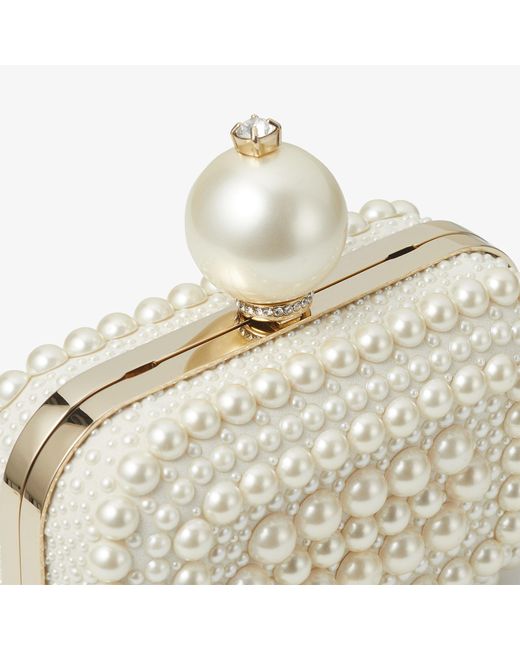Jimmy Choo White Micro Cloud