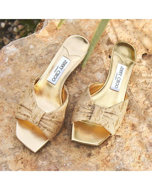 Jimmy Choo Natural Annika Mule 35