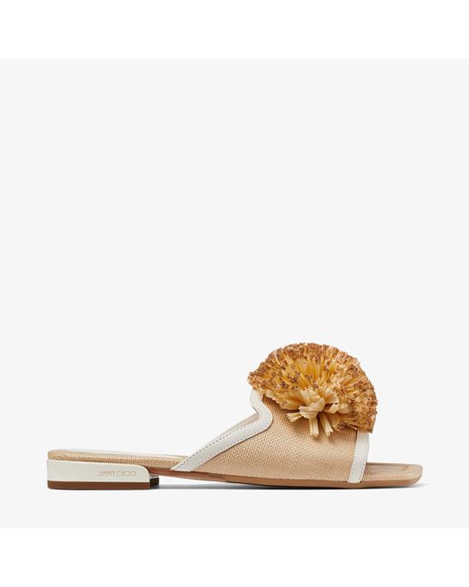 Jimmy Choo Natural Nako Flat