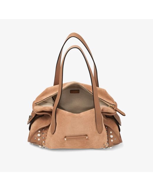Jimmy Choo Natural Bar Holdall Medium