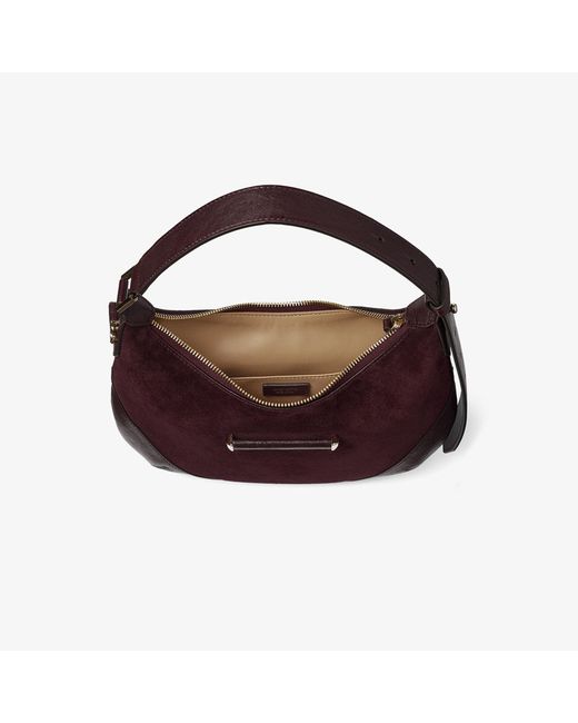 Jimmy Choo Purple Bar Hobo Small