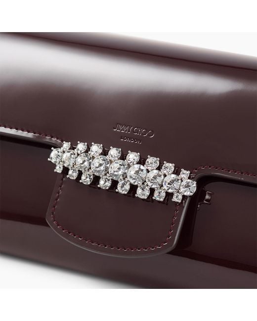Jimmy Choo Pink Bing Wallet With Chain