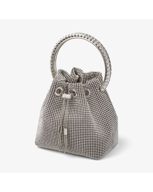 Jimmy Choo Gray Bucket Bags
