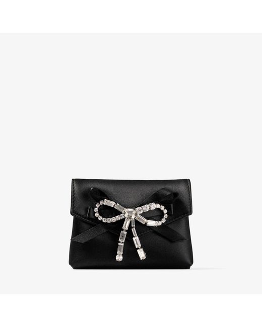 Jimmy Choo Red Soft Card Holder With Chain